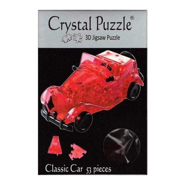 3D Crystal Puzzle - Classic Red Car