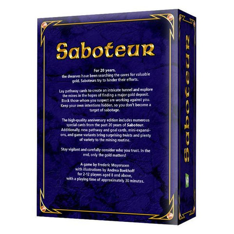 Image of Saboteur 20 Years Jubilee Edition Card Game
