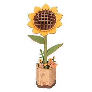 Robotime DIY Wood Bloom Sunflower