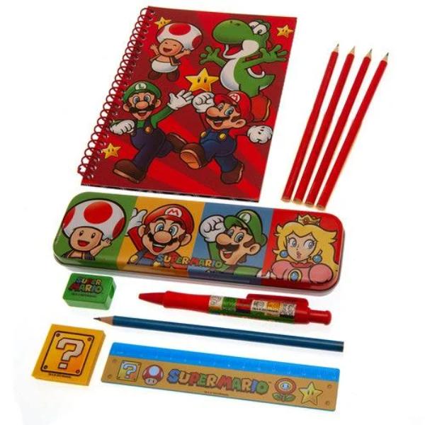 Super Mario - Core Colour Block Bumper Stationery Set