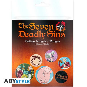 The Seven Deadly Sins Badge Pack