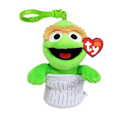 TY Beanie Babies Clip - Sesame Street Oscar the Grouch
