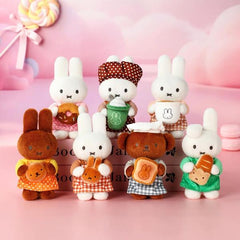 Miffy Bakery Series Plush Keyring Blind Box Assortment of 7