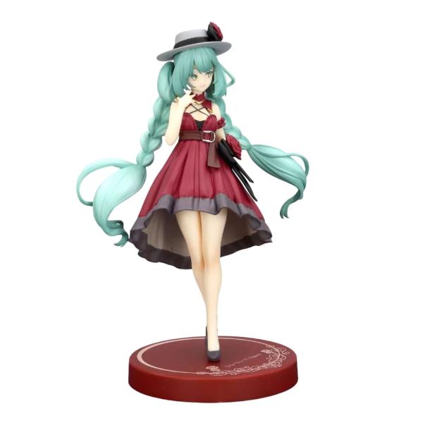 Character Vocal Series 01 - Hatsune Miku Trio-Try-iT Figure Outing Dress Red Color Version