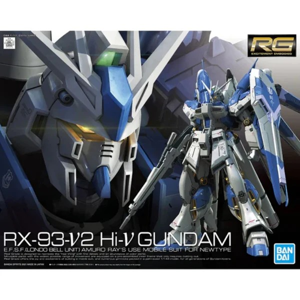 Bandai Rg 1/144 Rx93v2 Hinu Gundam
