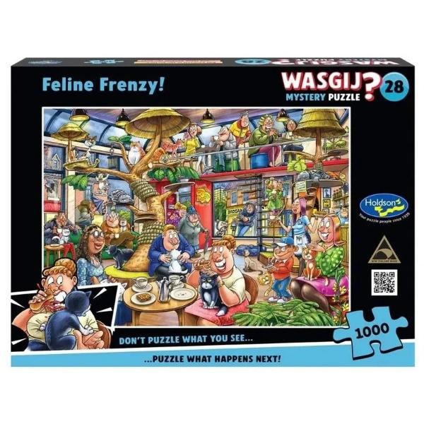 Wasgij? Mystery #28 Feline Frenzy 1000pc Puzzle