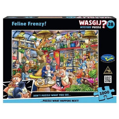 Wasgij? Mystery #28 Feline Frenzy 1000pc Puzzle