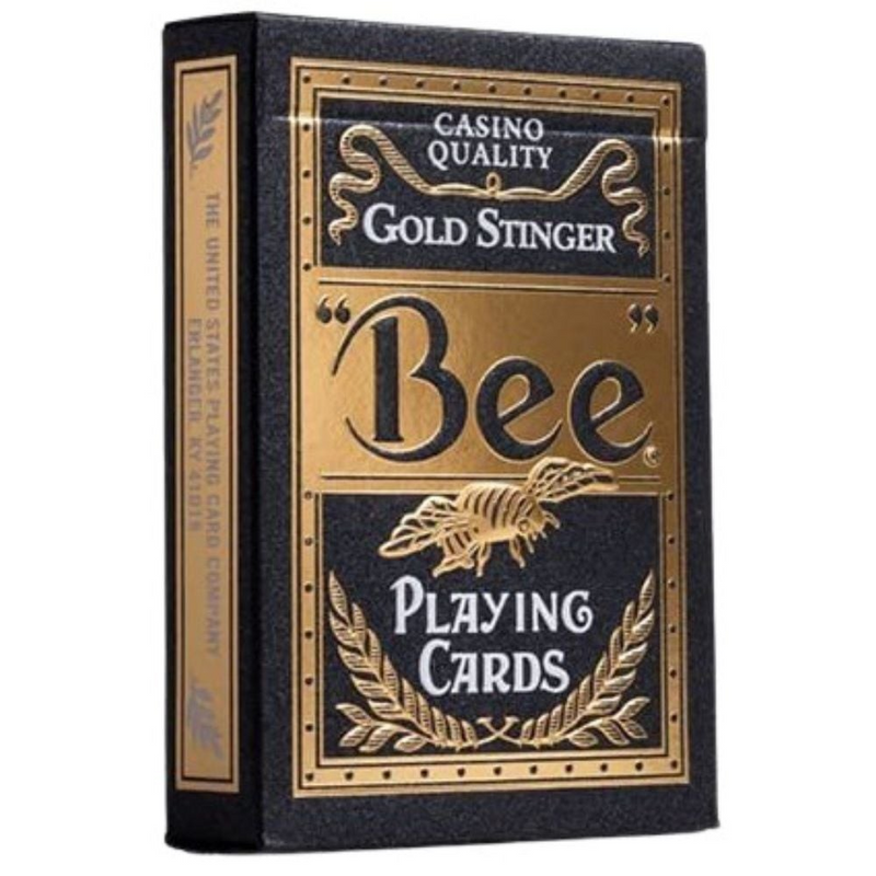 Bee Gold Stinger Playing Cards