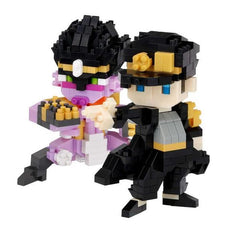 Nanoblock JoJo's Bizarre Adventure - Jotaro Kujo & Star Platinum Figure Set