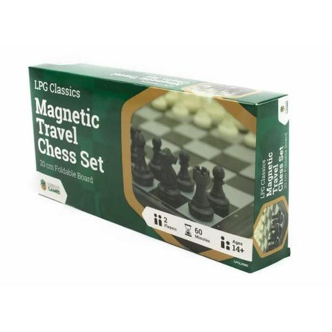 Image of LPG Plastic Magnetic Travel Chess Set - 20 cm Foldable Board