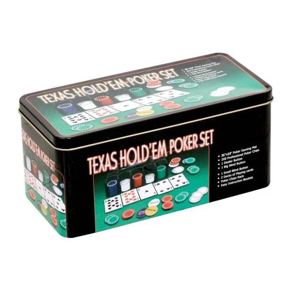 Texas Hold'Em Poker Set (Tin)