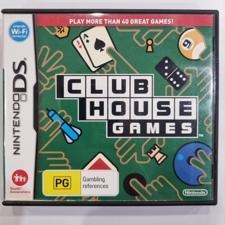 Club House Games Nintendo DS Video Game 