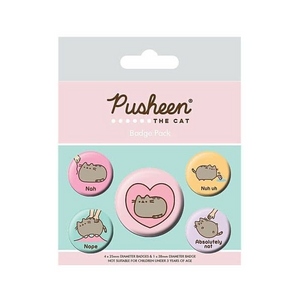 Pusheen (Nah) Badge Pack