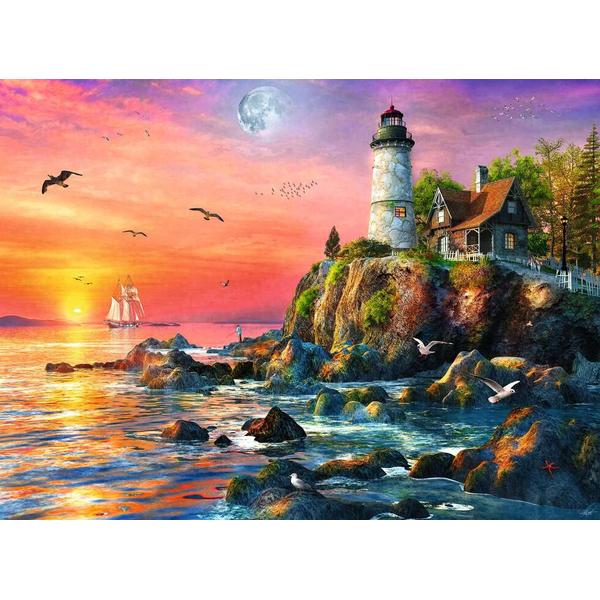 Ravensburger - Lighthouse at Sunset 500pc Puzzle