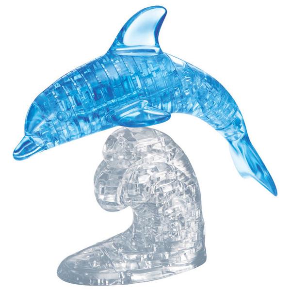 3D Crystal  Puzzle - Blue Dolphin