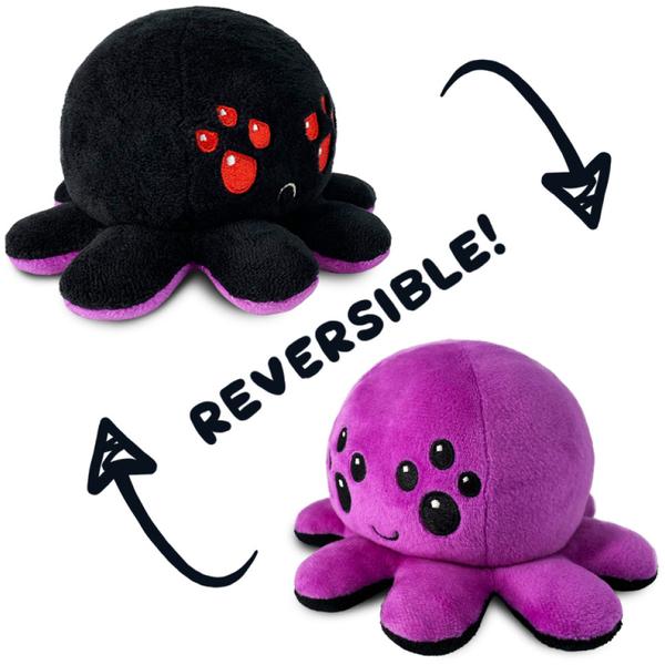 Reversible Plushie - Spider Black/Purple