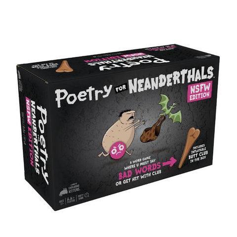 Poetry for Neanderthals NSFW Card Game (By Exploding Kittens)