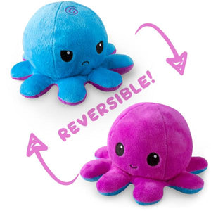 Reversible Plushie - Octopus Purple/Blue