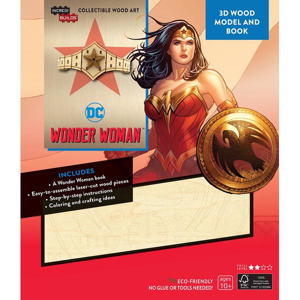 Incredibuilds Wonder Woman 3D Wood Model