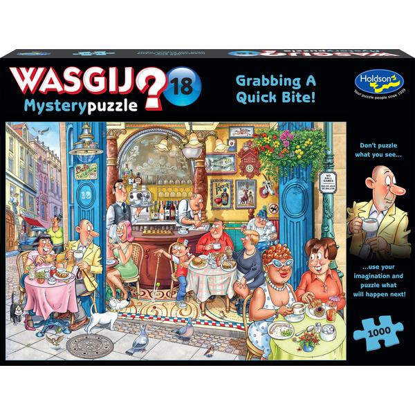 Wasgij? Mystery 18 Grabbing A Quick Bite 1000pc Puzzle