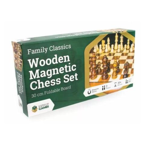 Image of LPG Wooden Magnetic Chess Set 30 cm Board Game