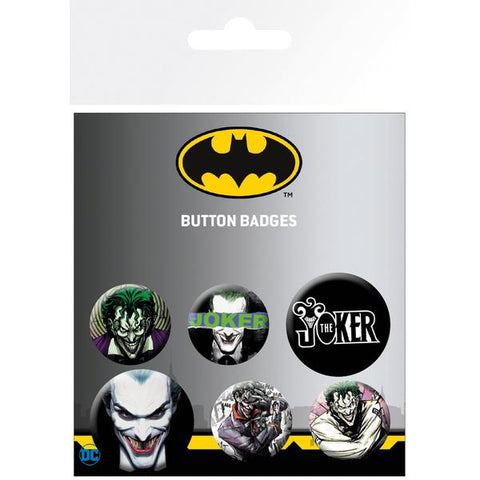 DC Comics Joker Ross Badge 6 Pack