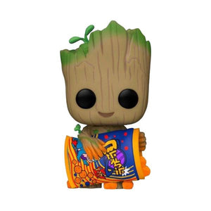 I Am Groot (TV) - Groot with Cheese Puffs Flocked Pop! Vinyl