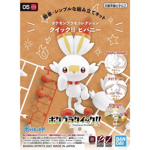 Pokemon - 05 Scorbunny Model Kit Quick!!