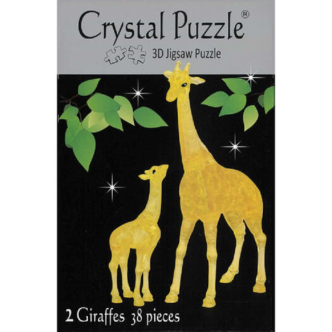 3D Crystal  Puzzle - Giraffe and Baby