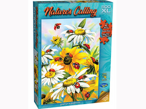 Holdson Nature's Calling Ladybugs on Sunflowers 500XL pc Puzzle
