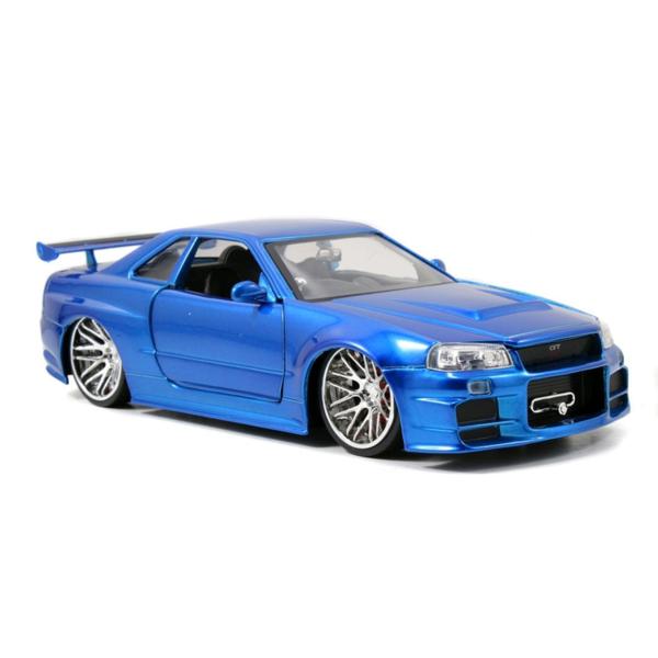 Fast and Furious - '02 Nissan Skyline GT-R R34 1:24 Scale Hollywood Ride