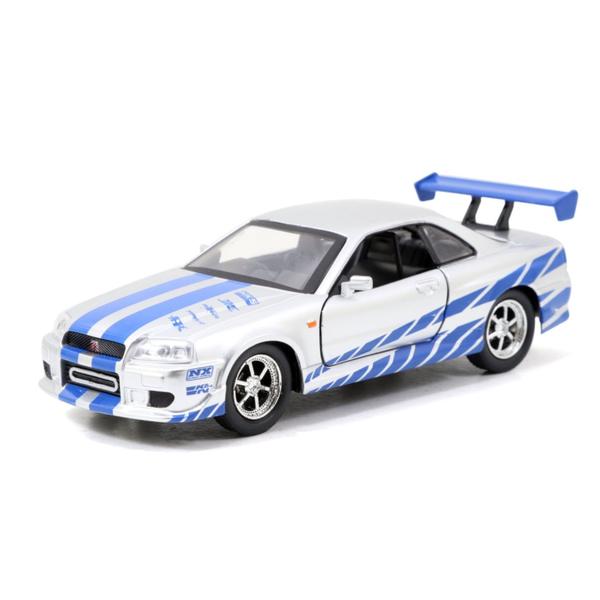 Fast and Furious - 2002 Nissan Skyline GTR R34 Silver 1:32 Scale Hollywood Ride