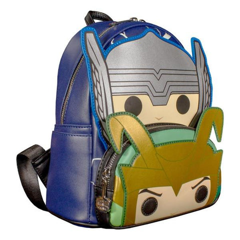 Image of Loungefly Marvel Comics - Thor & Loki US Exclusive Costume Backpack
