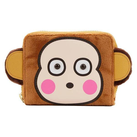 Image of Loungefly Sanrio - Monkichi Costume Zip Around Wallet