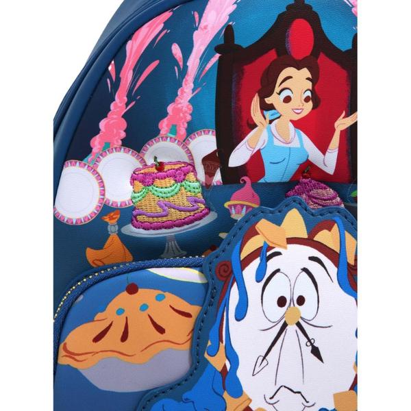 Loungefly Beauty and the Beast (1991) - Be Our Guest US Exclusive Mini Backpack