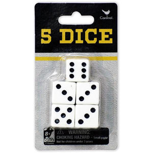 Pack of 5 Dice