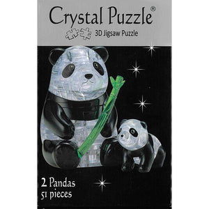 3D Crystal Puzzle - Panda and Baby