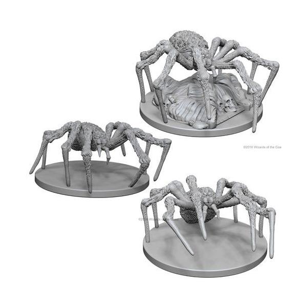 D&D Nolzurs Marvelous Unpainted Miniatures Spiders