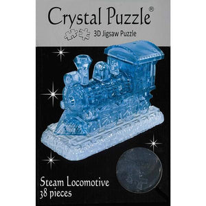 3D Crystal Puzzle - Blue Train