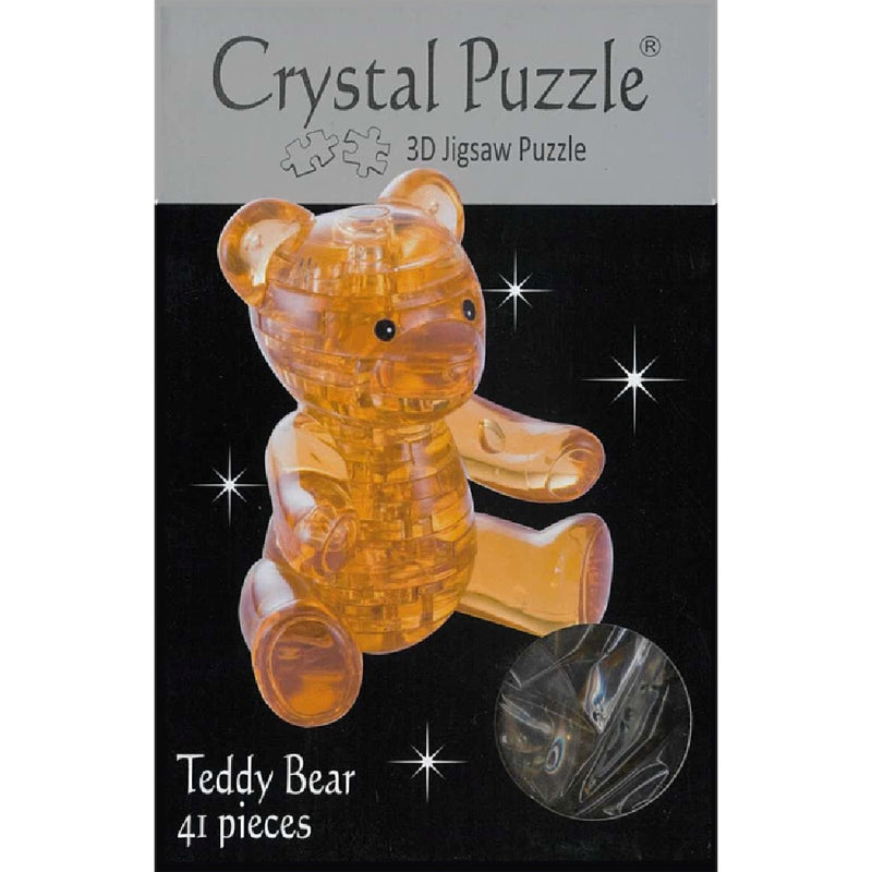 3D Crystal Puzzle - Brown Teddy Bear