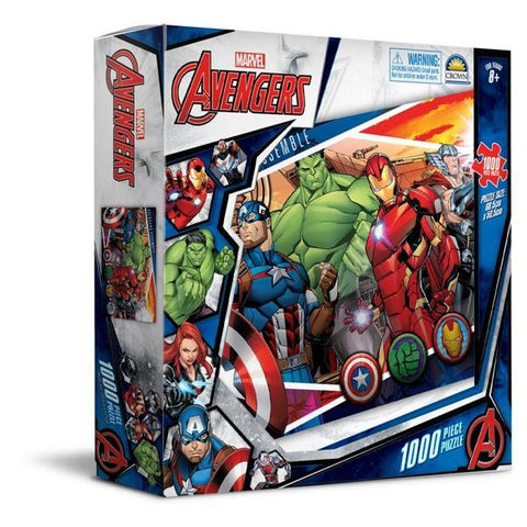 Image of Crown - Avengers 1000pce Puzzle (Assorted)
