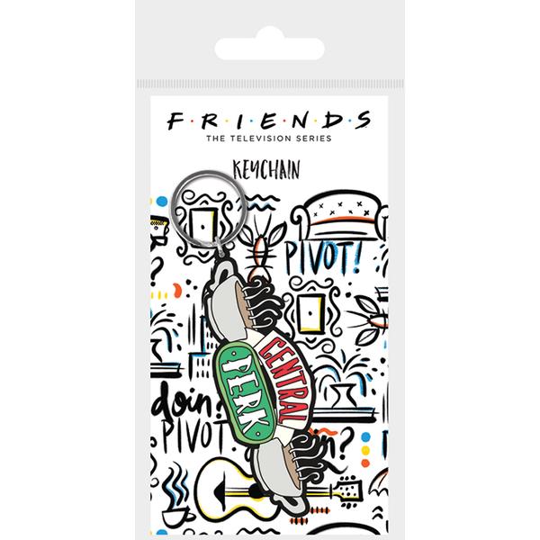 Friends (Central Perk Sketch) Rubber Keychain