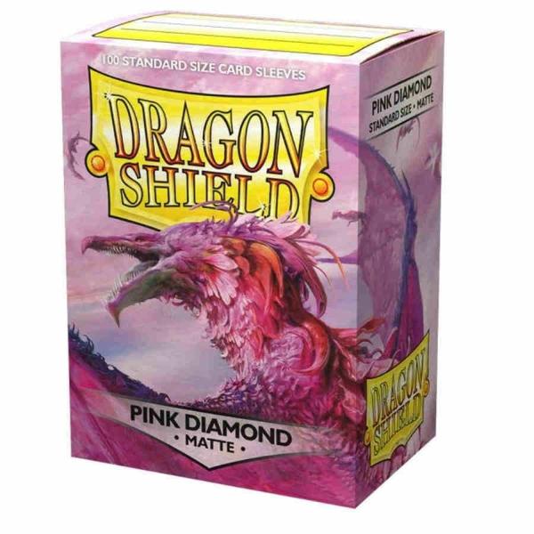 Dragon Shield Sleeves - Pink Diamond Matte Box 100