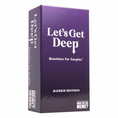 Lets Get Deep Card Game Aussie Edition