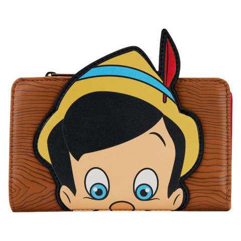 Image of Loungefly Pinocchio (1940) - Pinocchio Peeking Flap Purse