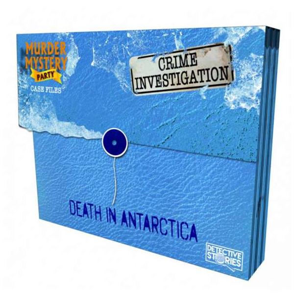 Murder Mystery Party Case Files Unsolved Crimes - Death in Antarctica Board Game