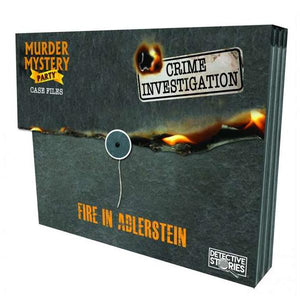Murder Mystery Case Files Unsolved Crimes: Fire in Adlerstein Board Game