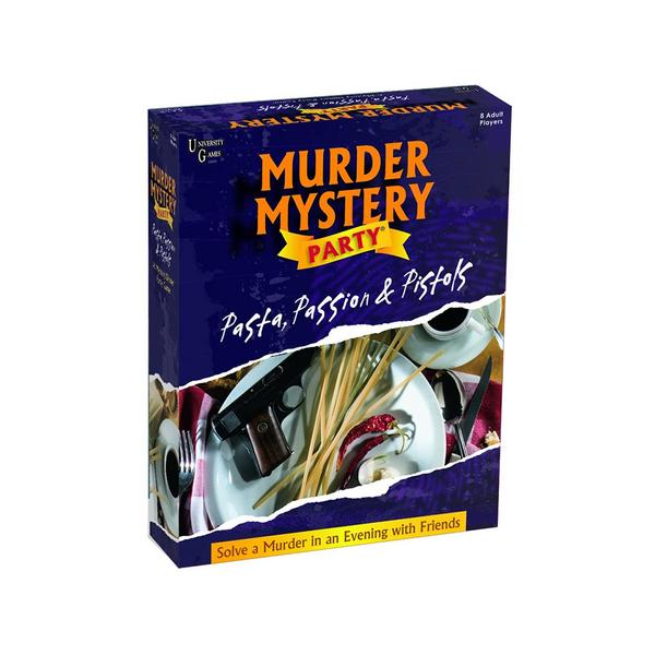 Murder Mystery Party Solve a Murder Game - Pasta, Passion & Pistols