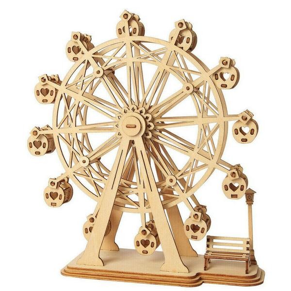 Robotime DIY Classical 3D Ferris Wheel Wooden Kit