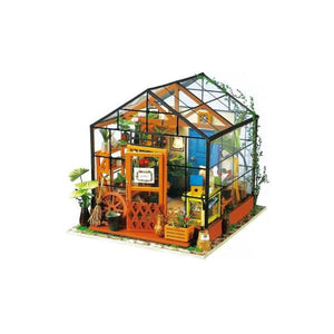Robotime DIY Mini House Cathy's Flower House Coloured Wooden Kit
